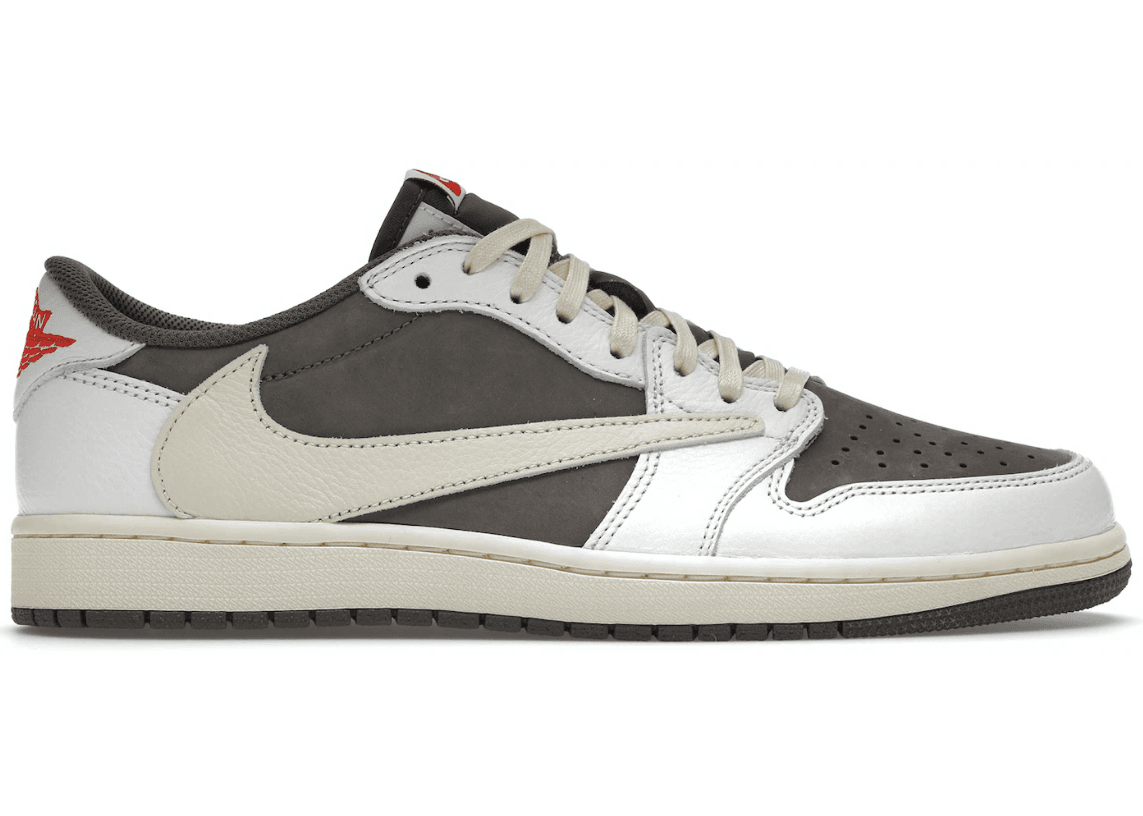 Travis Scott x Air Jordan 1 Low Reverse Mocha, side profile
